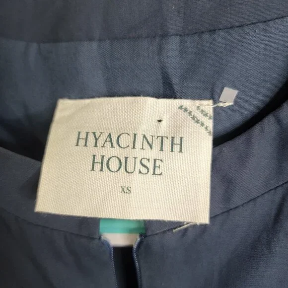 Tuckernuck Hyacinth House Navy Zip Front Ellie Mini Dress XS Country Club Old $$ - Picture 4 of 7